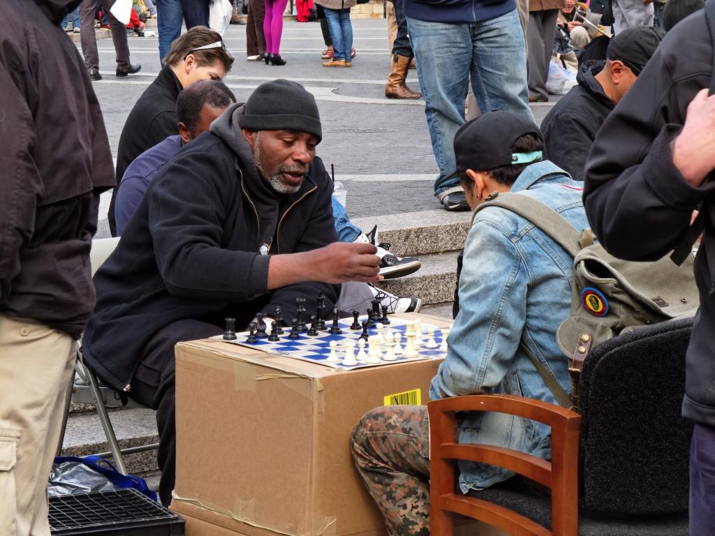 Joueurs d'échecs à Union Square