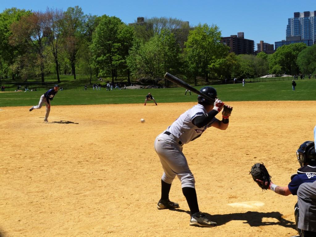 Joueurs de Baseball à Central Park