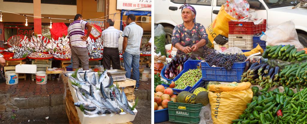 le marché à antalya