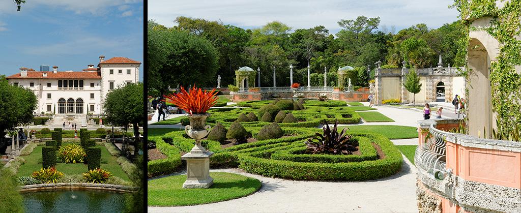 Les jardins du Vizcaya museum