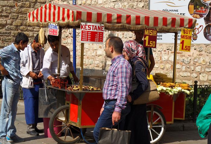 Marchant ambulant rue Istanbul