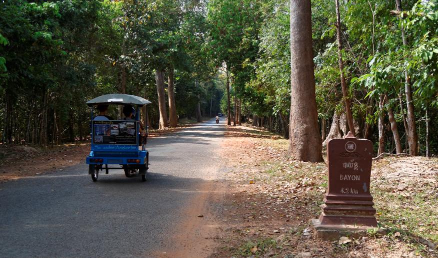 Vélo à Angkor