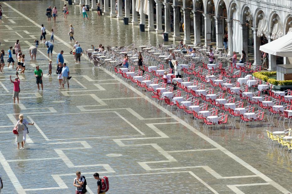 Place San Marco immergée