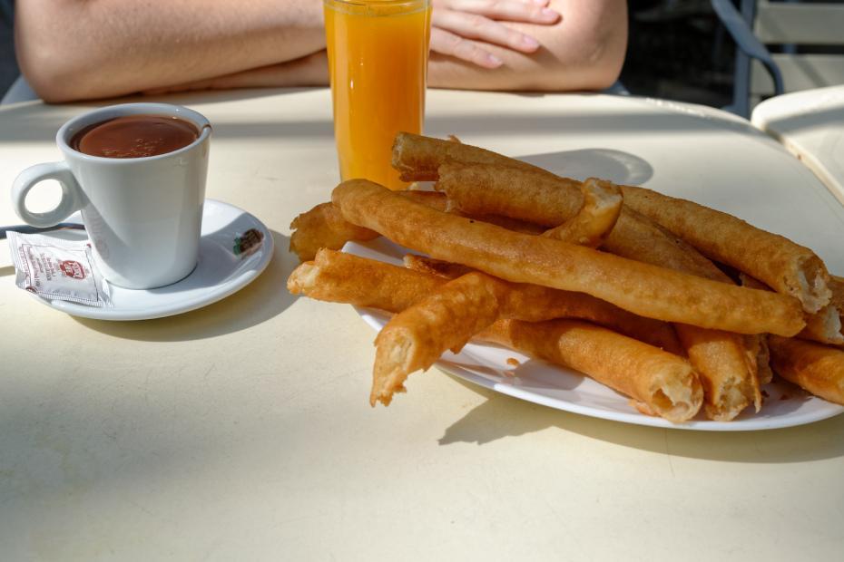 Churros au restaurant Futbol