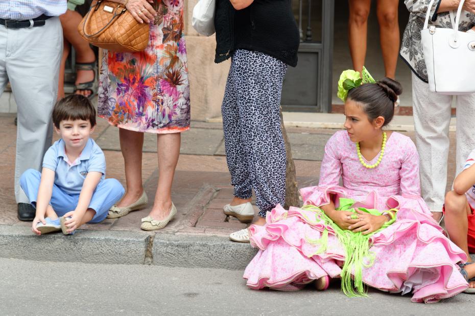 Rue lors des Ferias