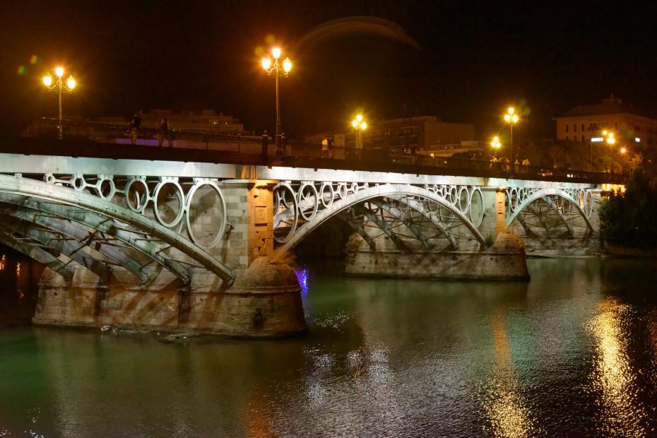 Pont triana de nuit