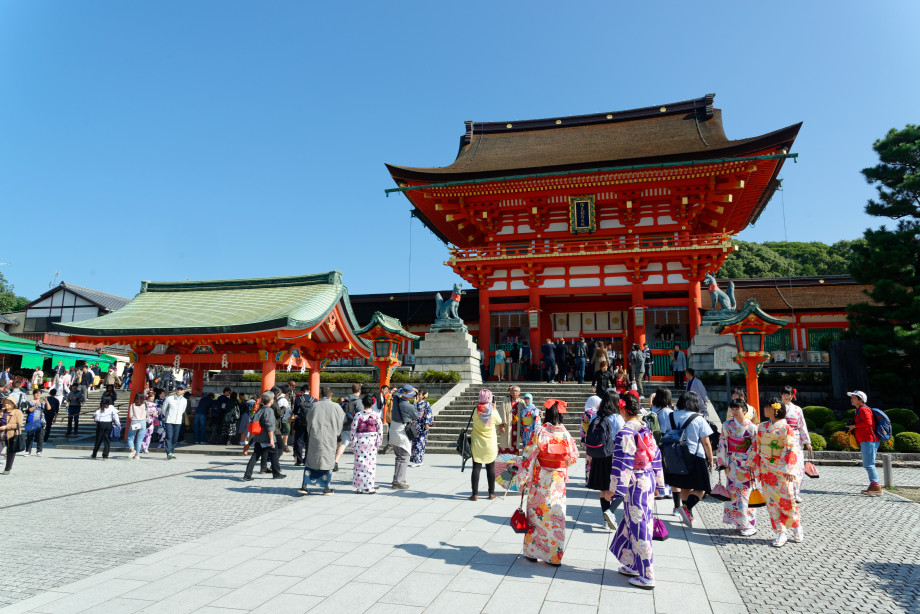 Entrée temple Fushimi Inari-taisha