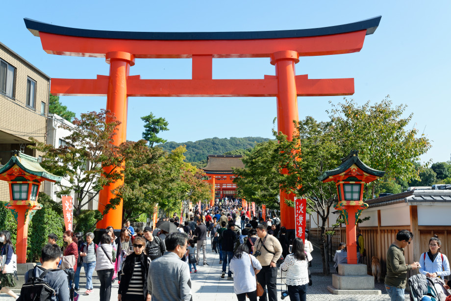 Entrée du sanctuaire Fushimi Inari-taisha