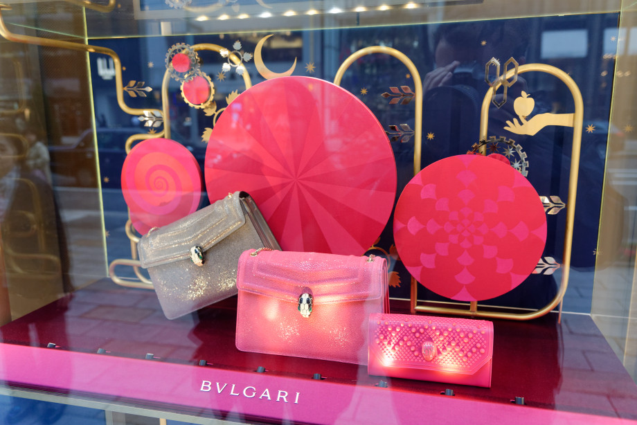 Vitrine Bulgari à Ginza