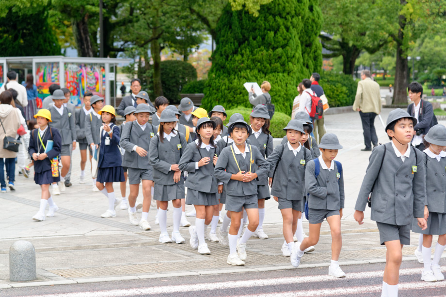 Ecoliers à hiroshima