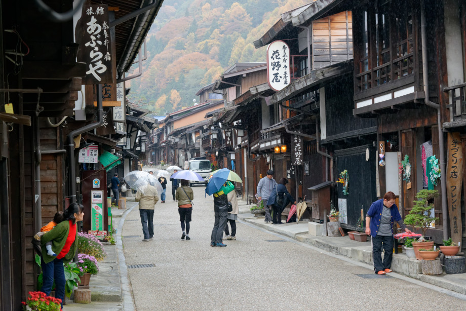 Narai Juku dans la vallée de Kiso