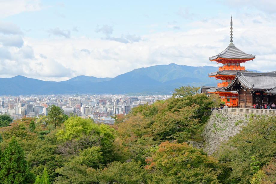 Panorama du Temple kiyomizu-dera
