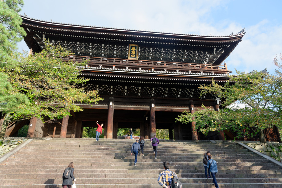 Entrée du temple chion-in à kyoto