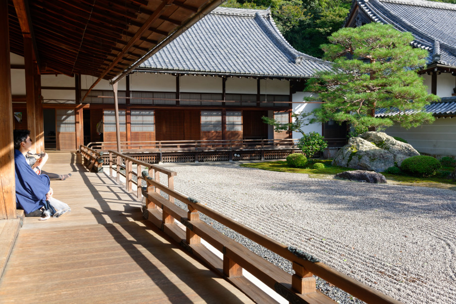 Jardin intérieur du temple Nanzenji à kyoto