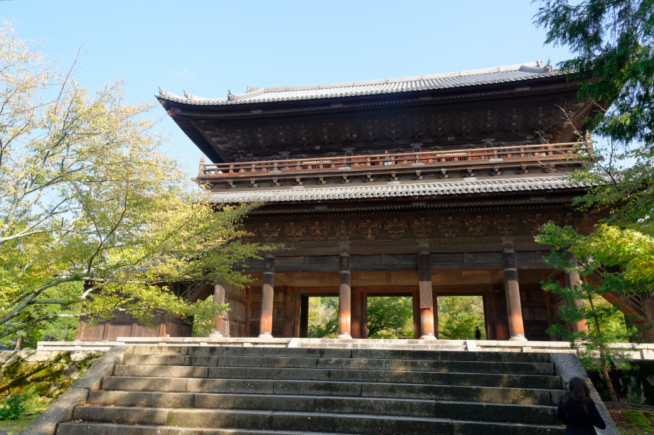 Porte du temple Nanzenji à kyoto