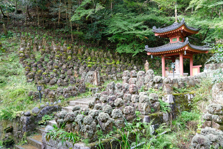 statues otagi nenbutsuji à Arashiyama