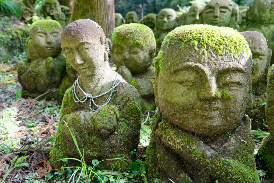 statues du temple otagi nenbutsuji