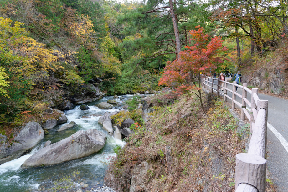 Randonnée dans les Gorges de shosenkyo