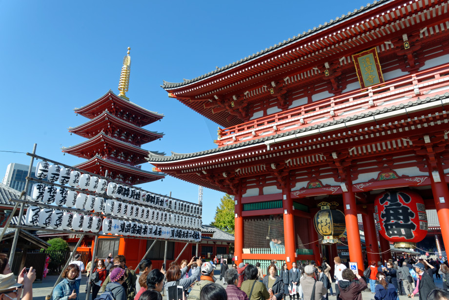 Entrée du Temple de Meiji à Tokyo