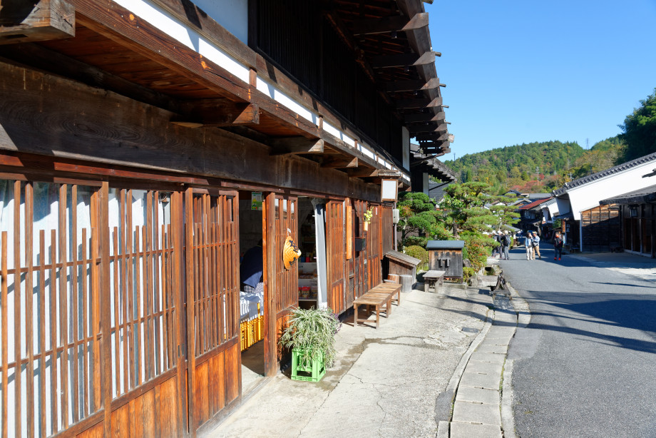 Rue de Tsumago dans la vallée de kiso